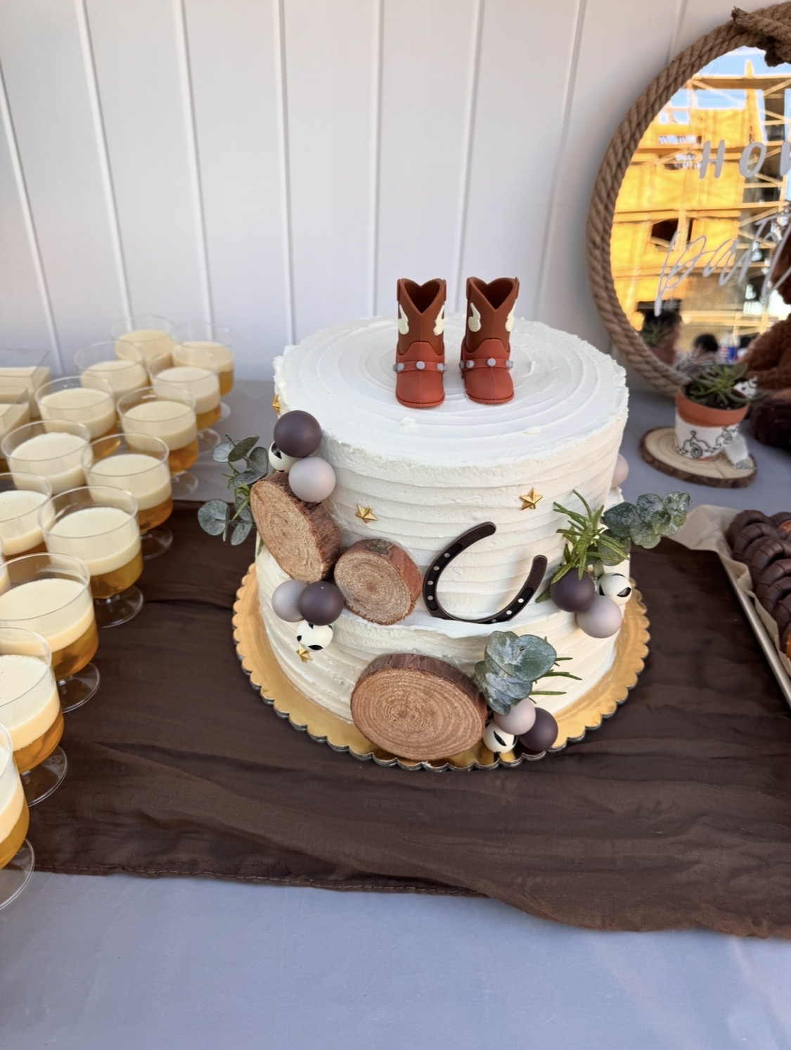 Cowboy boots celebration cake by Sweets by Yuli